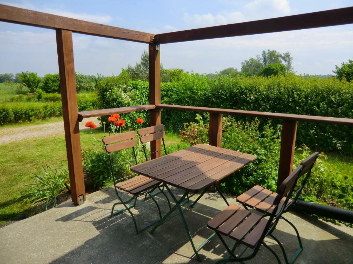 Hotel Kranichblick Kluis Bagian luar foto